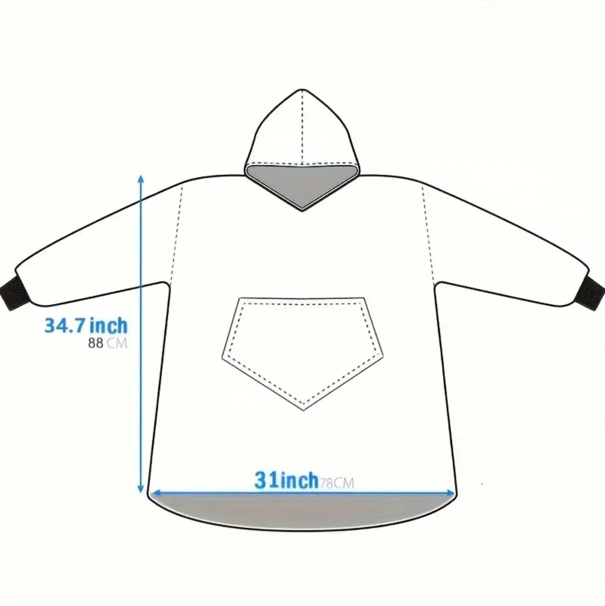Ultra-Soft Hoodie Blanket